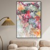 Art Remedy Doll Memories - Secret Green Floral Colorful Pastel Abstracts Framed - 2 of 4