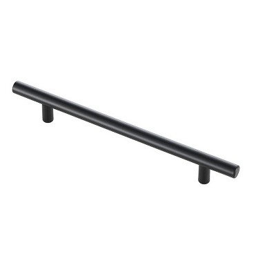 Matte Black Modern Bar Pull with Mounting Hardware