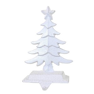 6.0 Inch Rustic Tree Stocking Holder Star Mantle Stocking Holders - 1 of 3