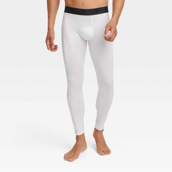 Boys' Fitted Performance Tights - All In Motion™ White L : Target