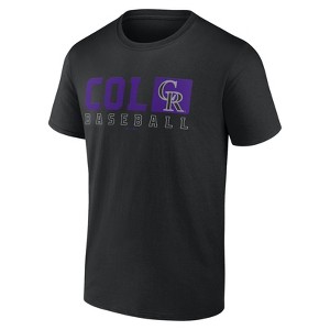 MLB Colorado Rockies Men's Short Sleeve Core T-Shirt - 1 of 3