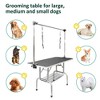 LOVMOR Dog Grooming Table,Adjustable Home Pet Grooming Tables with Arm/Noose/Mesh Tray - image 3 of 4