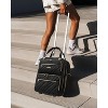 LUGGEX Underseat Carry On Luggage with Wheels, Softside Personal Item Suitcase, Underseat 16 Inch, Black - 2 of 4