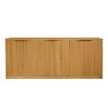 GDFStudio Ysolde Modern Wavy Storage Cabinet with Doors and Storage Compartments - 4 of 4