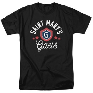 Saint Marys College of California Official Gaels Adult T Shirt, Black - 1 of 4