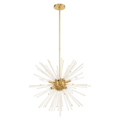 Livex Lighting Utopia 8 - Light Chandelier in  Satin Brass