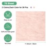 Unique Bargains Cotton Waterproof Translucent Flexible Flower Wrapping Paper 96 Pcs - 3 of 4