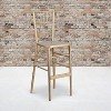 Flash Furniture HERCULES Series Gold Wood Chiavari Barstool - 2 of 4