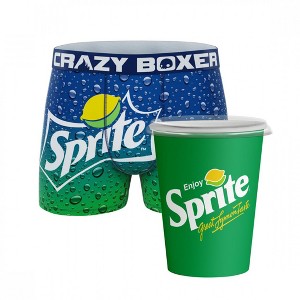 Mens Crazy Boxers Sprite Refresher Boxer Briefs in Soda Cup - 1 of 4