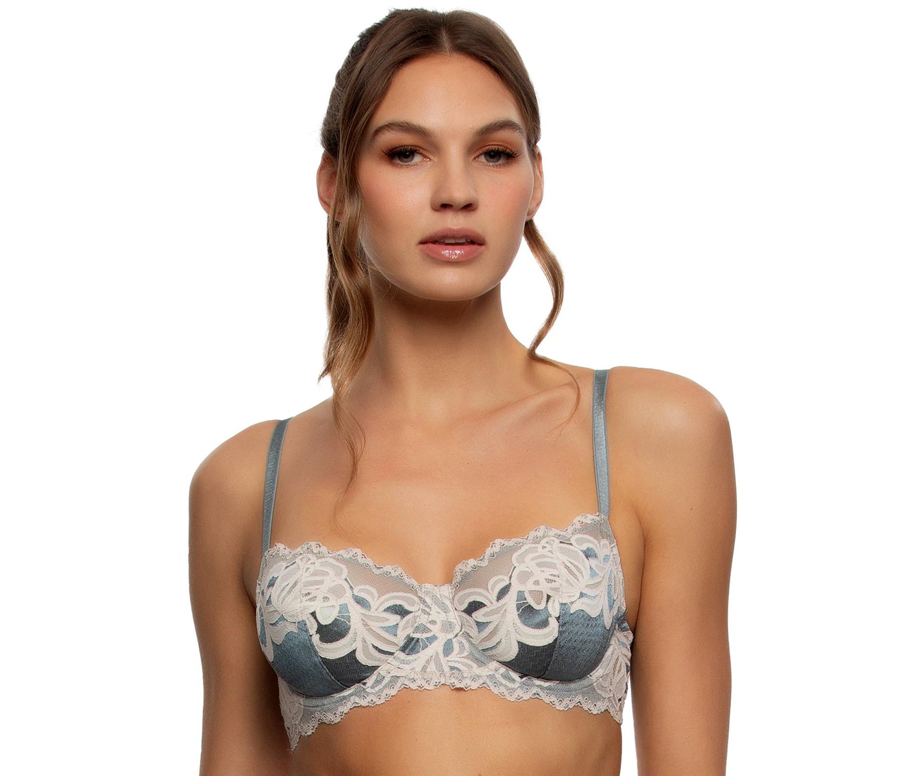 Amelie Vintage Lace Unlined Bra