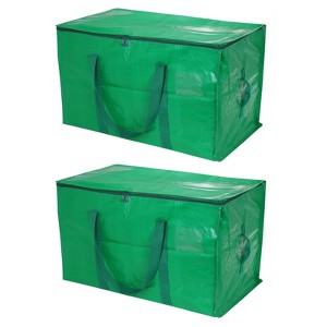 Unique Bargains Extra Large Moving Bags with Reinforced Handle Foldable Underbed Storage Tote - 1 of 4