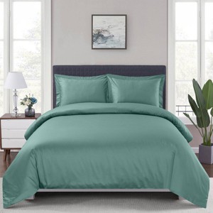 Egyptian Linens Bamboo Viscose Duvet Cover Set - 1 of 4