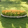 VEVOR Faux Stone Landscape Edging, 46.4 x 2.2 in Realistic Lawn Edging, Flexible Brick-Sized Garden Edging Border with Anchoring Spikes, Gray - 2 of 4