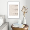 Urban Wild Studio desert check small charcoal Metal Framed Art Print - Deny Designs - 2 of 4