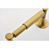 ChicFurnit Bathroom Towel Holder 6 Piece Brass Set Wall Mounted for Elegant Bathroom Storage, Gold, 25.6"*9.2"*3.2" - 4 of 4