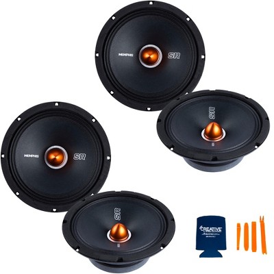 Memphis Audio 4 SRXP82 SRX Pro Audio 8" 4-Ohm Mid Drivers