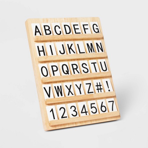 White Wood Letters 3 Inch, Wood Letters A-Z for DIY, Party