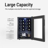 Yeego Small Wine Fridge Refrigerator 20 Bottle Counter Top Wine Cooler - 2 of 4