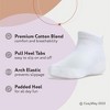 Cozyway Ankle Cotton Baby Socks - 12 Pack Stretch Baby Socks, Infant Socks, White Baby Socks, White, 6-12 Months, Unisex - 2 of 4