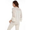 Women's Linen Lace Tie Bell Sleeve Top - ANGEL - 3 of 4