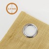 Awesome Home  Linen Blend Privacy and Light Filtering Texture Grommet Pair(2 Panels) - 2 of 4
