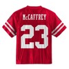 Nfl San Francisco 49ers Toddler Boys' Short Sleeve Mccaffrey Jersey : Target