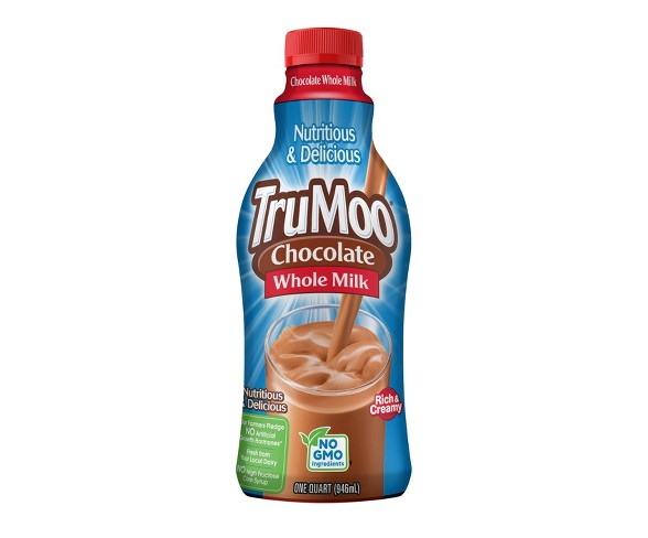 TruMoo Whole Chocolate Milk - 1qt
