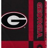 NCAA Georgia Bulldogs Reverse Block Double Sided Ultra Cozy Blanket - 2 of 2