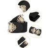 INSPIRE CHIC Women's Elastic Wide Belts Metal Buckle Stretchy Dress Waist Belts - 2 of 4