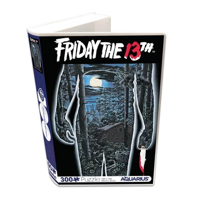 Aquarius Puzzles Friday the 13th 300 Piece VHS Jigsaw Puzzle