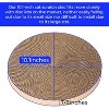 2 PACK Round Cat Scratcher Refill - 10 Inch Diameter, 7/8 Inch Thickness - Scratching Board Replacement Pads - 2 of 4