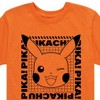 Boys' - Pokémon - Pikachu Face Wink Short Sleeve Graphic T-Shirt - 2 of 4