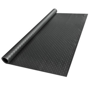 Yescom Garage Floor Mat 13x5 Ft Black-Coin - 1 of 4