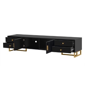 NicBex TV Stand for TVs up to 75 Inches,Entertainment Center with 4 Drawers and 1 Cabinet for Living Room,Bedroom - 1 of 4