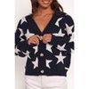 Petal and Pup Womens Sailor Star Knit Cardigan - 4 of 4