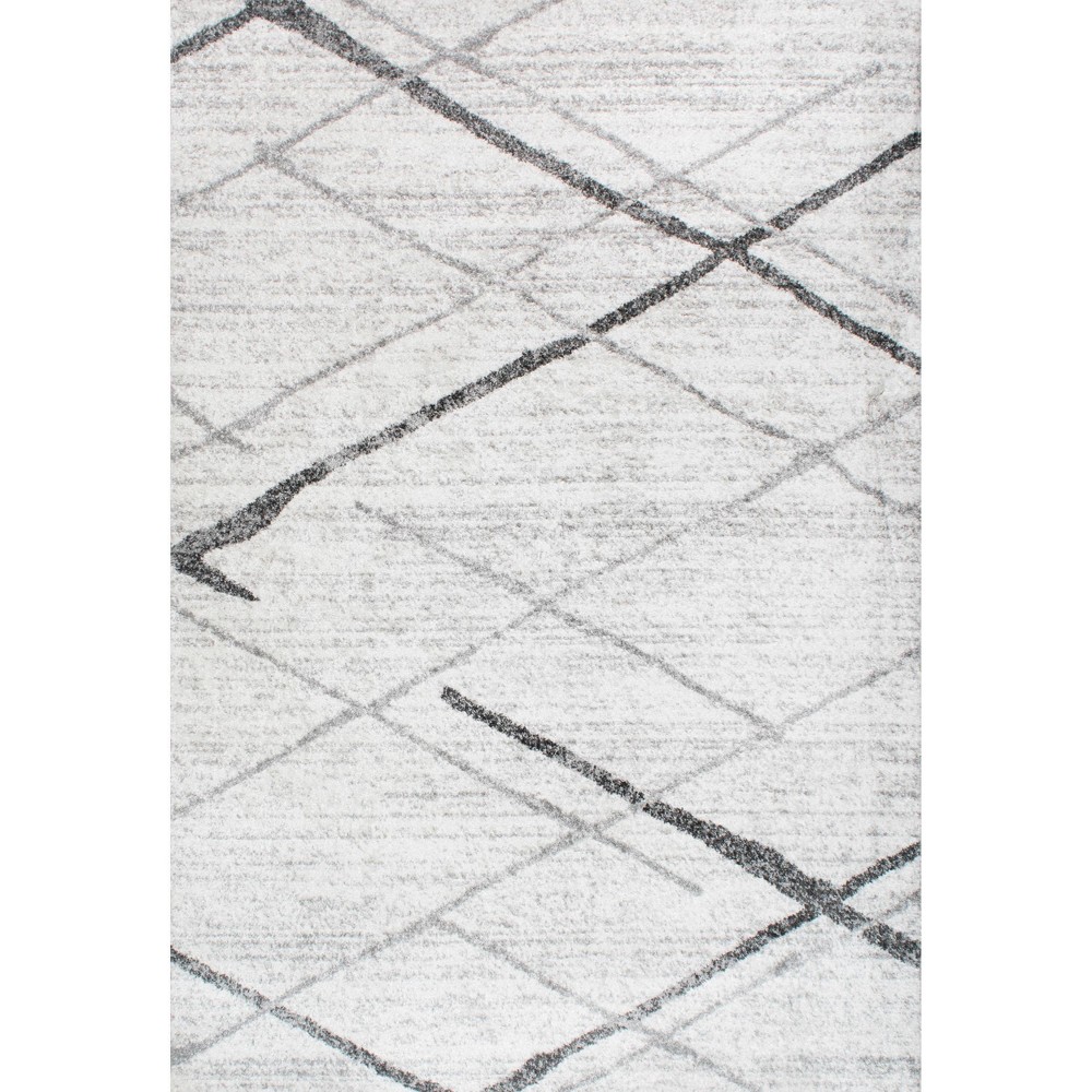 8'x11' Thigpen Area Rug Gray - nuLOOM