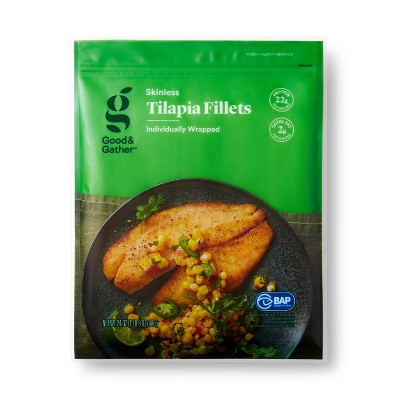 Tilapia Skinless Fillets - Frozen - 24oz - Good & Gather™