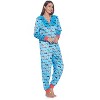 Ashford & Brooks Women's Mink Fleece Hooded One Piece Pajama Jumpsuit - 3 of 4