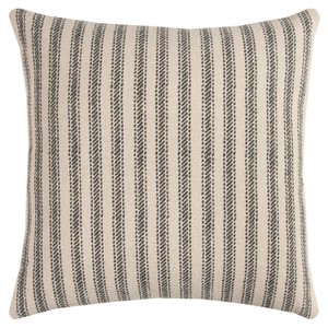 Throw Pillow Rizzy Home Natural Gray