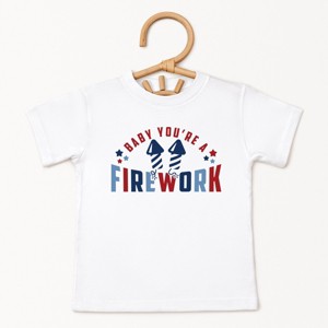 The Juniper Shop Baby You're A Firework Stars Toddler Short Sleeve Tee - 1 of 4