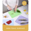 Extra Thin Flexible Cutting Boards for Kitchen - Cutting Mats for Cooking - 2 of 4
