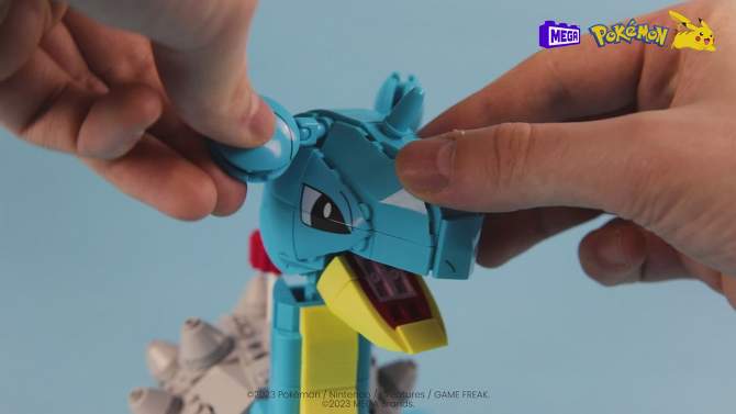 MEGA Pokemon Lapras Building Toy Kit with Action Figure - 527pcs, 2 of 8, play video