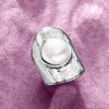 Ross-Simons 12-12.5mm Cultured Pearl Hammered Ring in Sterling Silver - 4 of 4