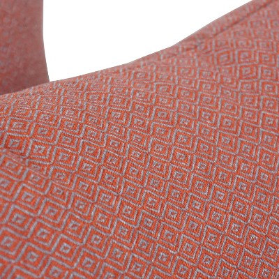 Hazeltsb Paprik Jacquard 17" Throw Pillows Set with Inserts