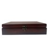 WE Games Wooden Valet Box - Mahogany Stain (Made in USA) - 2 of 4