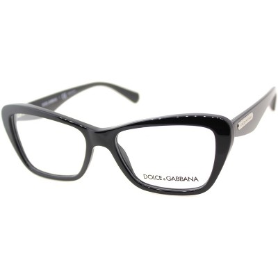 Dolce & Gabbana Womens Cat Eye Eyeglasses Black 52mm : Target