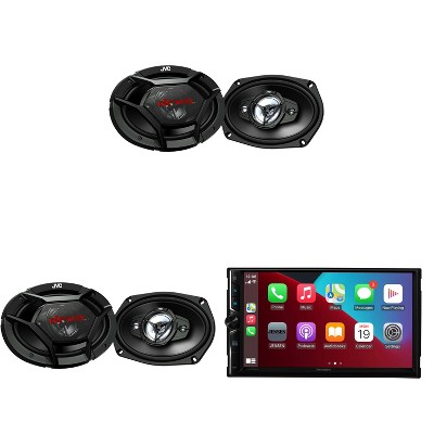 Jensen CAR723W 7" Touch Screen Receiver with JVC CS-DR6941 6x9 Speakers
