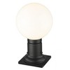 Z-Lite Laurent 1 - Light Lantern in  Black - 3 of 4