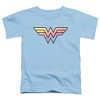 Wonder Woman Easter Logo Kids T Shirt for Toddlers, Light Blue - 2 of 4