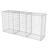 vidaXL Gabion Basket Galvanised Steel 78.7Inchx19.7Inchx39.4Inch - 2 of 4
